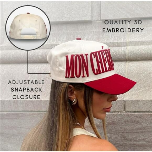 Vintage trucker hat snapback retro baseball cap red western country camo cotton - Picture 5 of 7